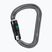 Moschettone da arrampicata Petzl William Ball-Lock grafite