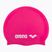Cuffia Arena Classic Silicone fucsia/bianco