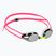 Occhialini da nuoto da bambino Arena Tracks JR Mirror silver/white/fuchsia