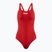 Costume intero donna arena Team Swim Pro Solid rosso/bianco