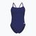 Costume da bagno intero donna arena Lace Back Solid navy/bianco