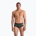 Boxer da bagno da uomo arena One Low Waist Short Big Logo dark sage/nero
