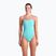 Costume da bagno intero donna arena Lace Back Solid acqua/rosa shocking