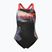 Costume intero per bambini arena Light Tricks Swim Pro Back nero/calipso coral/multi