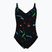 Costume intero donna arena Abyss U Back multi nero/nero