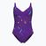 Costume da bagno intero donna arena Abyss U Back multi plum/plum