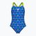 Costume intero per bambini arena Multiple Dot Swim Pro Back multi blue/artic lime