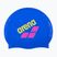 Cuffia da nuoto arena Big Logo neon blue/shocking pink/yellow star
