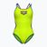 Costume da bagno intero donna arena One Double Cross Back One Piece artic lime/plum/blue cosmo