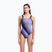 Costume da bagno intero donna arena Night Light U Back blue multi/black