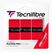 Fasce per racchette da tennis Tecnifibre Pro Players 3 pezzi rosso.