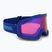 Maschera da sci Rossignol Spiral blue/pink