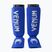 Paratibie e protezioni per i piedi Venum Kontact Shin Guards royal blue/silver
