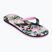 ROXY Tahiti VII infradito per bambini nero/rosa stencil