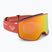 Maschera da snowboard donna ROXY Storm W coral chic/clux ml orange