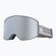 Maschera da snowboard Quiksilver Storm fallen rock/clux ml silver