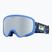 Maschera da snowboard junior Quiksilver Shredder 3D check/clux ml silver