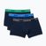 Boxer Lacoste 5H3401 3 paia blu navy/verde fluoro