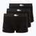 Boxer da uomo Lacoste 5H1291 3 paia black/white/black/black