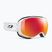 Maschere da sci da donna Julbo Ellipse Spectron Glare Control bianco/rosso flash