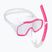 Aqualung Raccon Combo kit snorkeling per bambini bianco/rosa