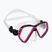 Maschera da snorkeling Aqualung Cub trasparente/rosa per bambini