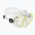 Maschera da snorkeling Aqualung Hawkeye trasparente/gialla