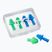 Tappi per le orecchie Tyr Ergo Flex Ear Plugs 4 pcs. blue/green