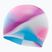 Cuffia da nuoto per bambini TYR Tiedye Silicone Multicolor Jr pink/purple