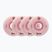 Ruote per pattini a rotelle FR Skates Luminous Led Quad Wheel 62mm/85A Sixies 6LED X4 flamingo