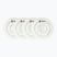 Ruote per pattini a rotelle Luminous Led Wheels Duo 84mm/85A X4 white/red