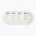 Ruote per pattini a rotelle Luminous Led Wheels Duo 76mm/85A X4 white/red