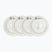 Ruote per pattini a rotelle Luminous Led Wheels Duo 72mm/85A X4 white/red
