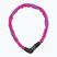 Chiusura per bicicletta ABUS Steel-O-Chain 5805C/75 pink
