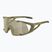 Occhiali da sole Alpina Hawkeye Q-Lite oliva opaca/argento a specchio