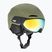 Casco da sci Alpina Alto Q-Lite oliva opaca