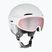 Casco da sci Alpina Oro QV Mips bianco opaco/rosa acqua