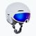 Casco da sci Alpina Alto Q-Lite bianco opaco/blu revo