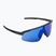 Occhiali da sole Alpina Turbo Pro S Q-Lite nero opaco/blu a specchio