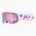 Maschera da sci per bambini Alpina Fernie Q-Lite white/confetti matt