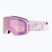 Maschera da sci Alpina Slope Q-Lite white/rose matt