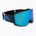 Maschera da sci Alpina Venet Q-Lite black/matt blue/blue