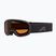 Maschera da sci per bambini Alpina Piney 2.0 matte black/orange