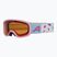 Maschera da sci per bambini Alpina Piney 2.0 pink matt/orange