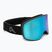 Maschera da sci Alpina Slope Q-Lite black/black matt/blue