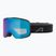 Maschera da sci Alpina Slope Q-Lite black/black matt/blue