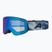 Maschera da sci per bambini Alpina Fernie Q-Lite black/blue matt