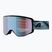 Maschera da sci Alpina Venet M Q-Lite  black/blue matt