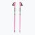 Bastoncini da sci LEKI Racing per bambini rosa neon/nero/giallo neon