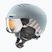 Casco da sci per bambini UVEX Rocket Visor Jr rhino/blush matt/mirror silver/lasergold lite